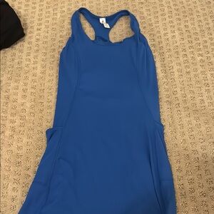 Blue Racerback Athletic Tank Top